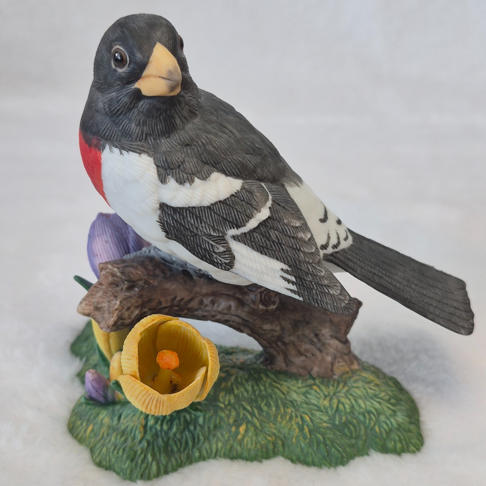 Lenox Rose-breasted Grosbeak Garden Bird Collection Fine Porcelain Figurine 1991
