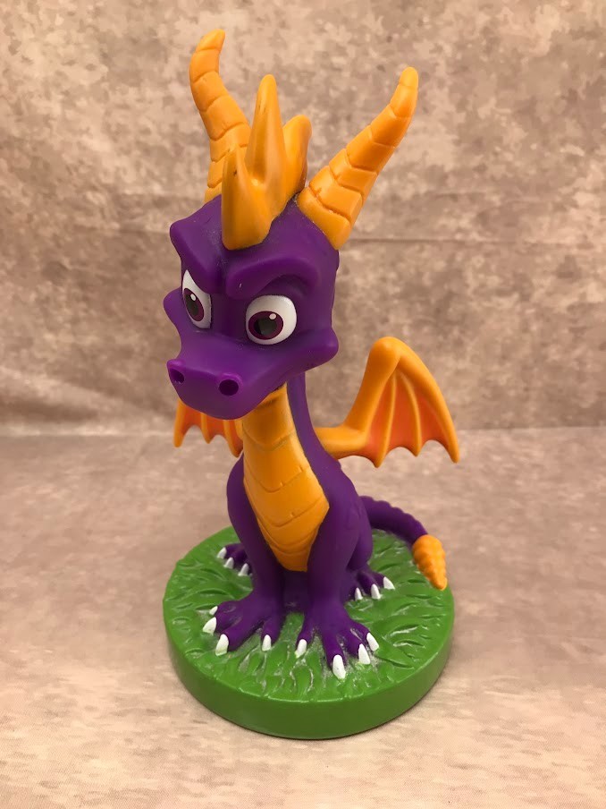 Spyro the Dragon Incense Burner Figure Purple Orange Gaming Collectible