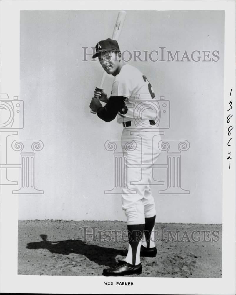 1967 Press Photo Los Angeles Dodgers baseball player Wes Parker - kfx07039