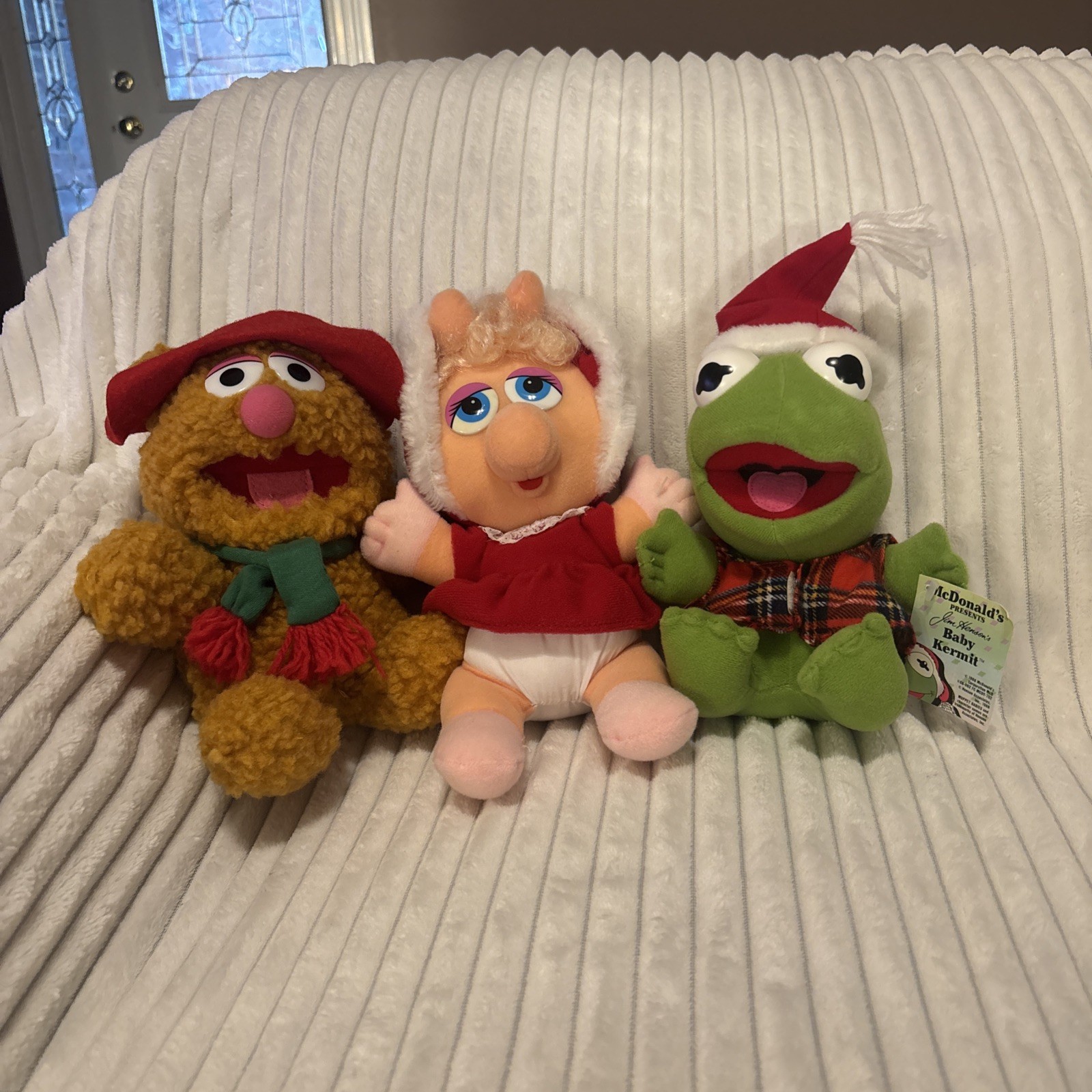 VTG 1988 McDonalds Baby Muppets NEW, NOT IN PLASTIC- Kermit, Fozzie, Miss Piggy VTG 1988 McDonalds Baby Muppets NEW, NOT IN PLASTIC- Kermit, Fozzie, Miss Piggy