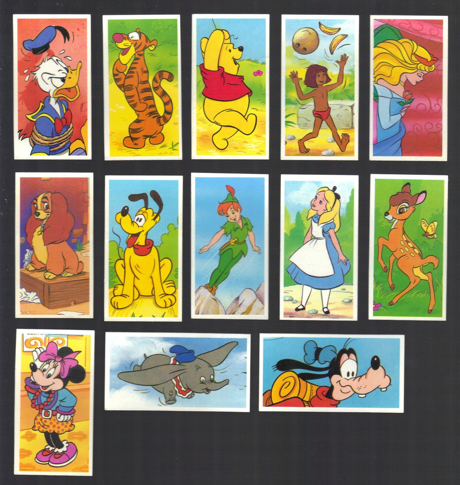 CIGARETTE/TRADE/CARDS.Brooke Bond.THE.MAGICAL WORLD OF DISNEY.(1989).(Set of 25) CIGARETTE/TRADE/CARDS.Brooke Bond.THE.MAGICAL WORLD OF DISNEY.(1989).(Set of 25)