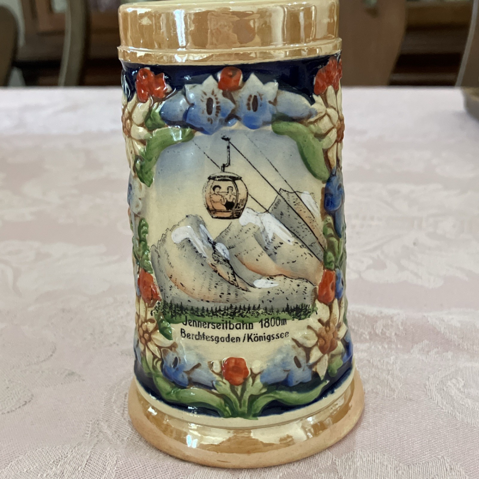 German Beer Stein Jennerseilbahn Berchtesgaden Königssee Breweriana