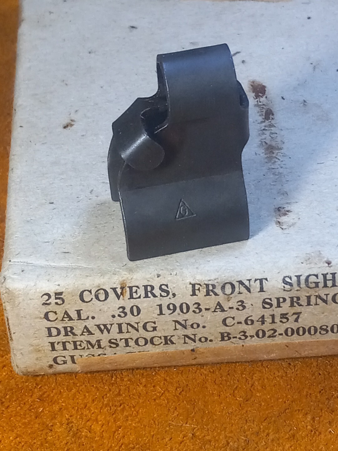 1903 1903A3 Front Sight Cover Gussack Machine USGI NOS 