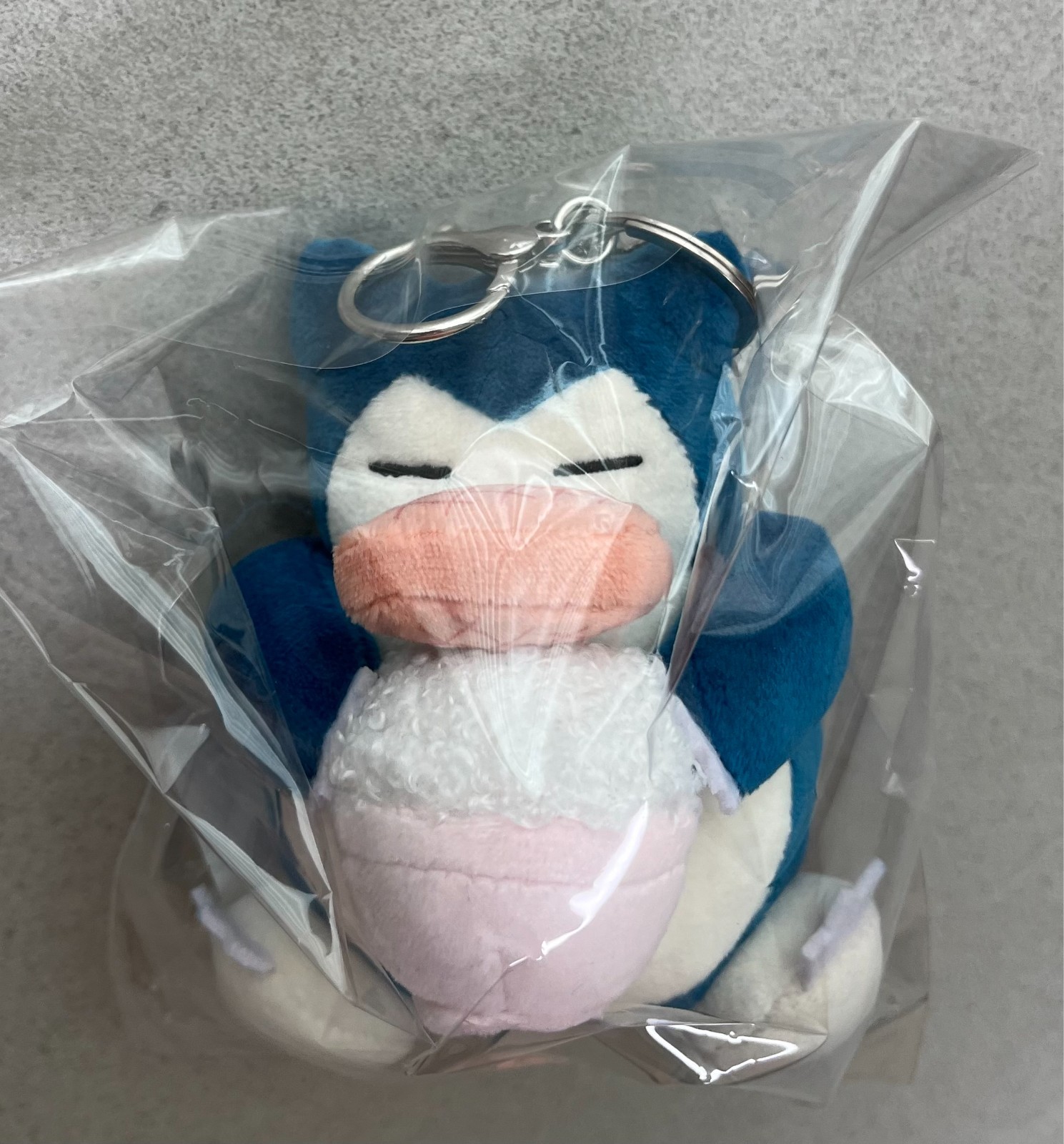 Pokemon x SPAM Snorlax Plush Keychain Korea Limited Edition Keyring CJ NEW