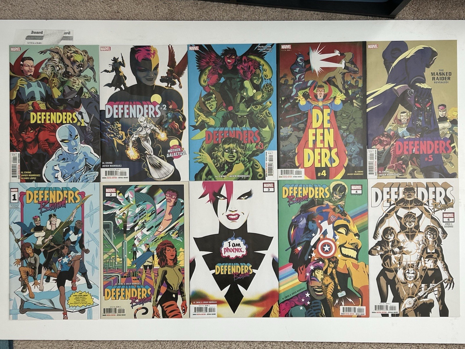 Marvel Defenders 2021 And Defenders Beyond 2022 Both Complete 1 2 3 4 5