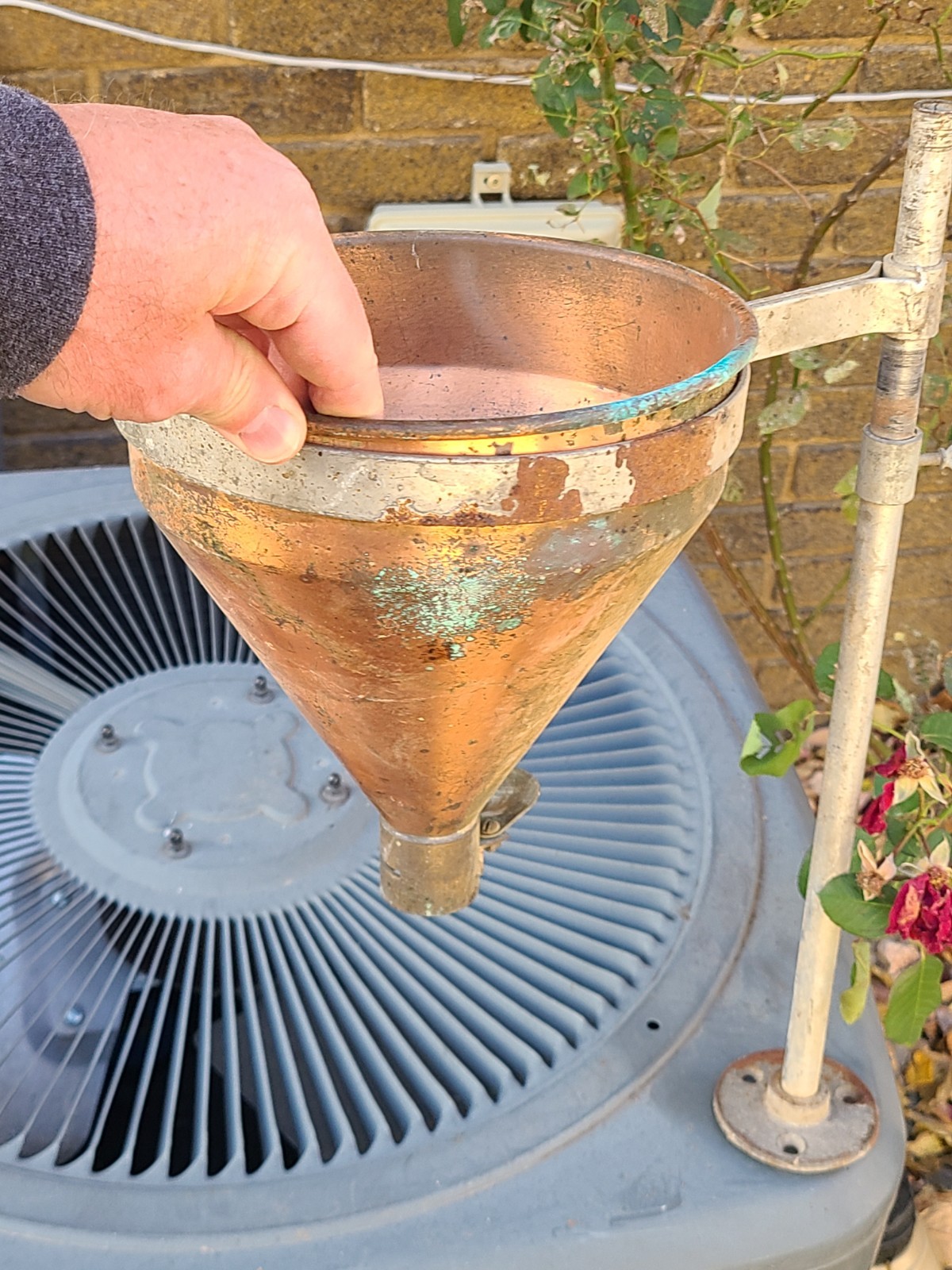 Vintage Seedburo Seed Funnel with Mounting Arm