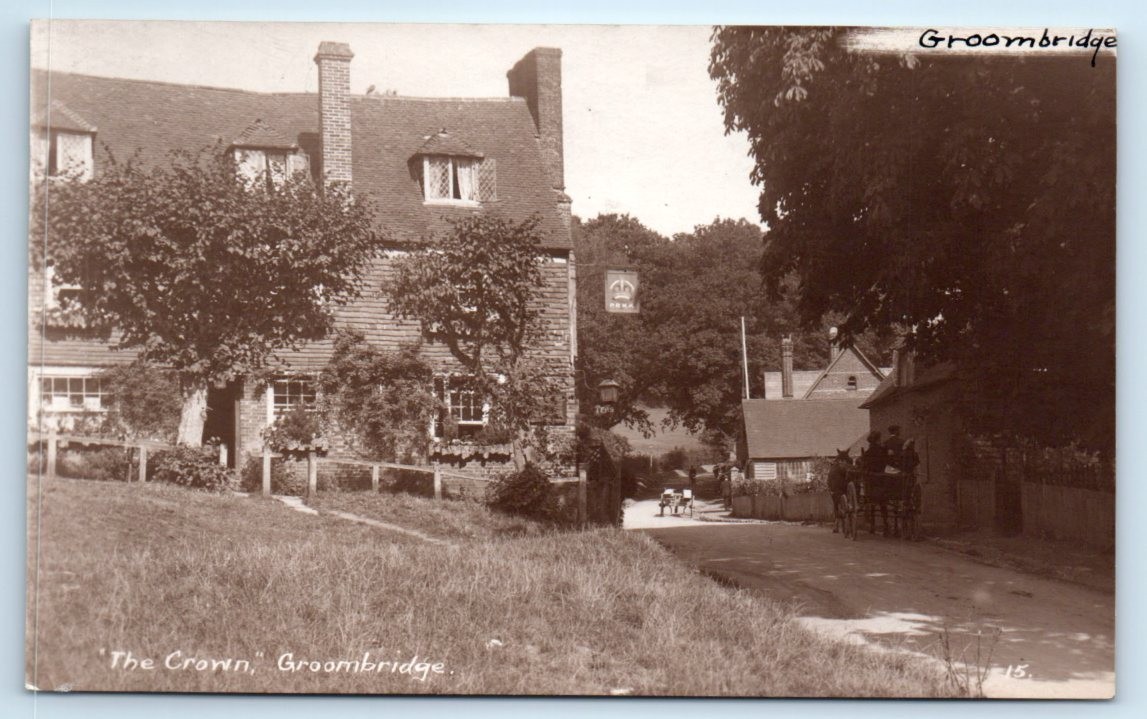 RPPC The Crown - Groombridge - ENGLAND UK Postcard