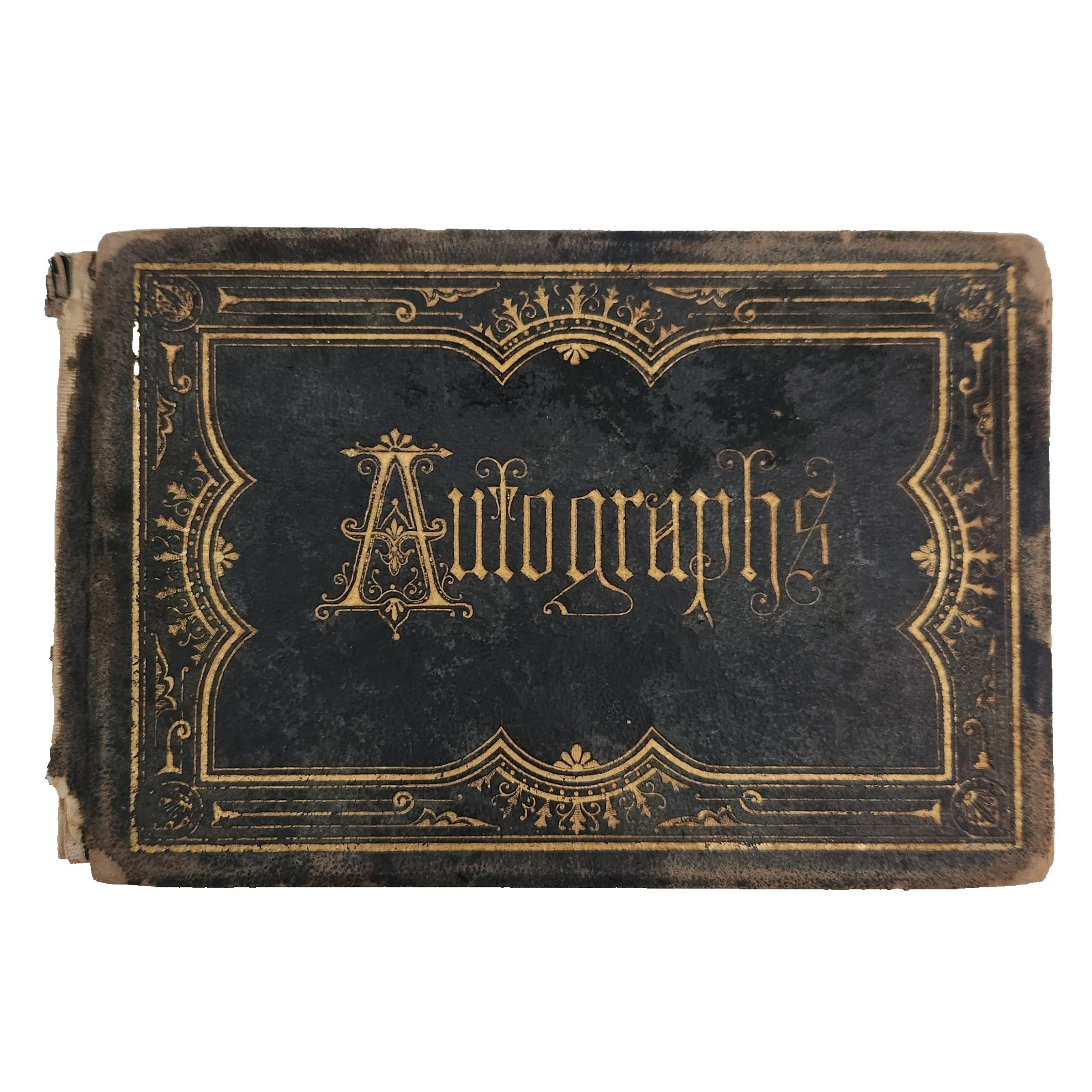 Antique Autograph Album Taunton Massachusetts MA  Bristol Academy Walpole 1870s