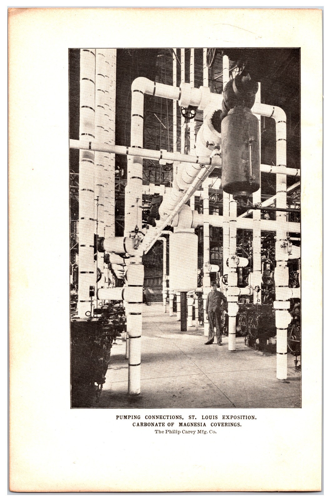 Original 1906 Pumping St. Louis Exposition - Philip Carey Co. - Engineering Page Original 1906 Pumping St. Louis Exposition - Philip Carey Co. - Engineering Page
