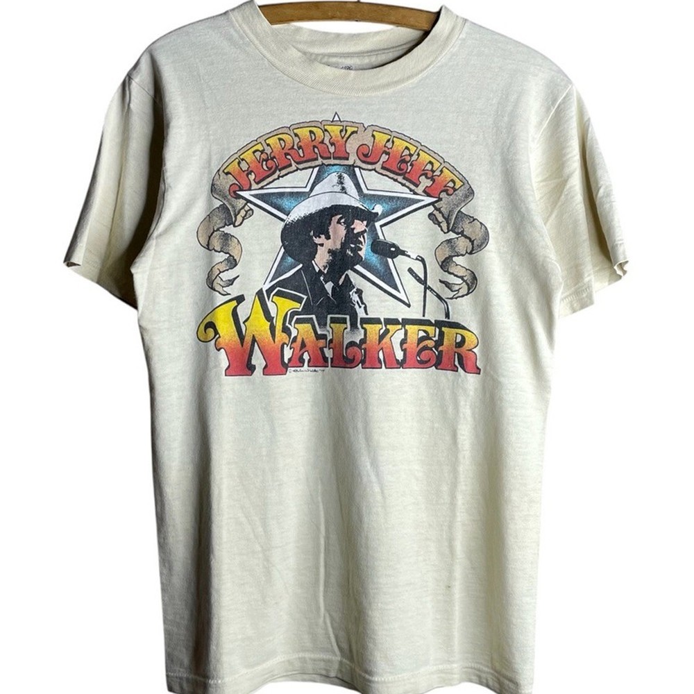 1977 Jerry Jeff Walker Reprinted Collectible Shirts S-235XL 20D1889