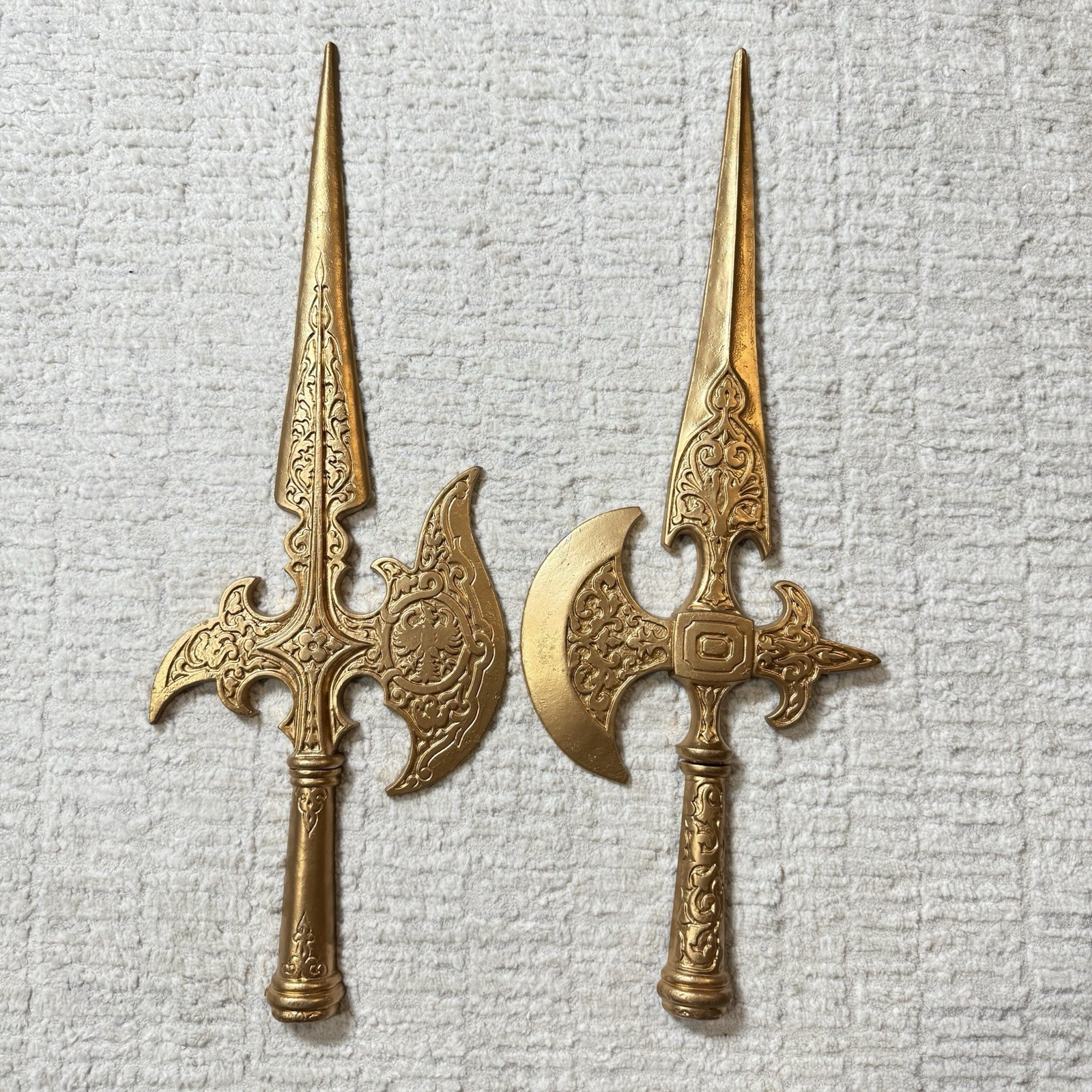 Sexton Vintage Mid Century 1960\'s Medieval Wall Hanging Art 15” x 9” Each