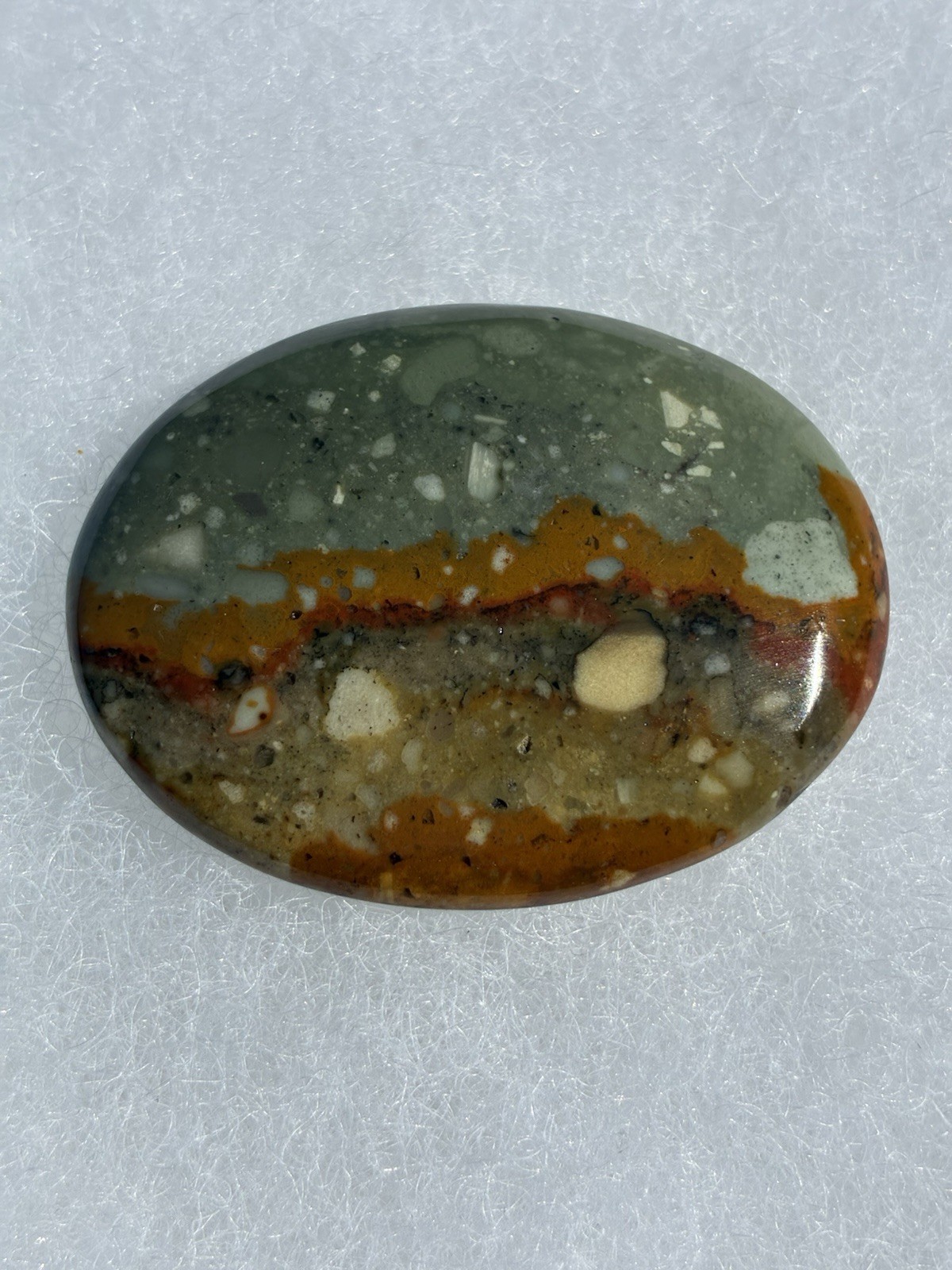Owyhee Brecciated Cabochon Old Stock 40 X 30 mm