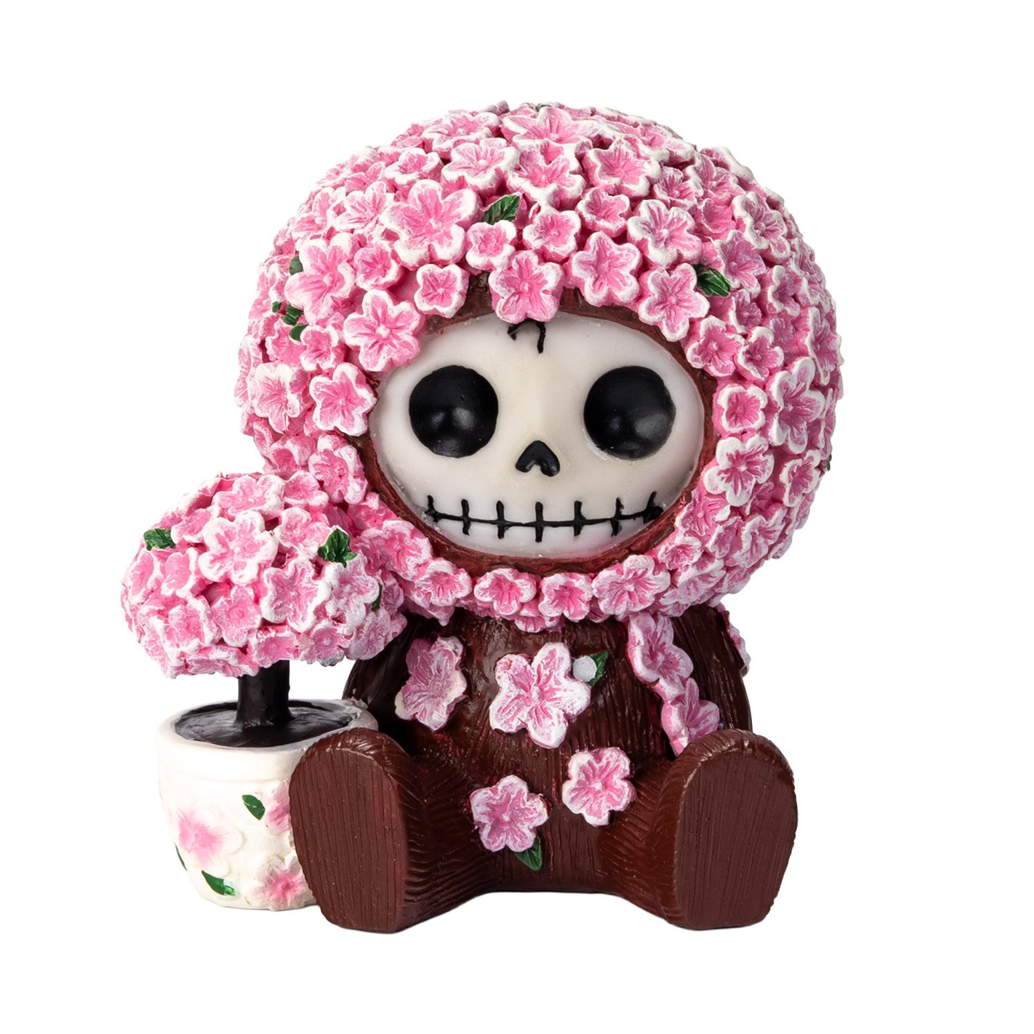 PT Furry Bones Sakura the Cherry Blossom Tree Skull Resin Mini Figure PT Furry Bones Sakura the Cherry Blossom Tree Skull Resin Mini Figure
