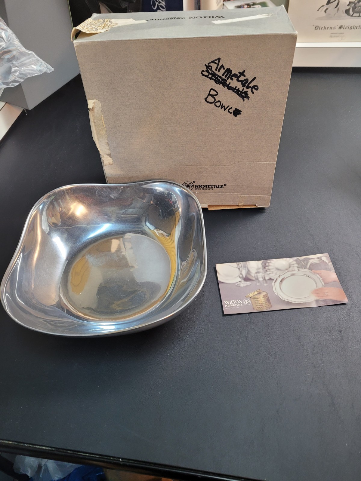 Wilton Mount Joy Pewter Polished Metalware vintage Aremetal square Bowl 9 Wilton Mount Joy Pewter Polished Metalware vintage Aremetal square Bowl 9