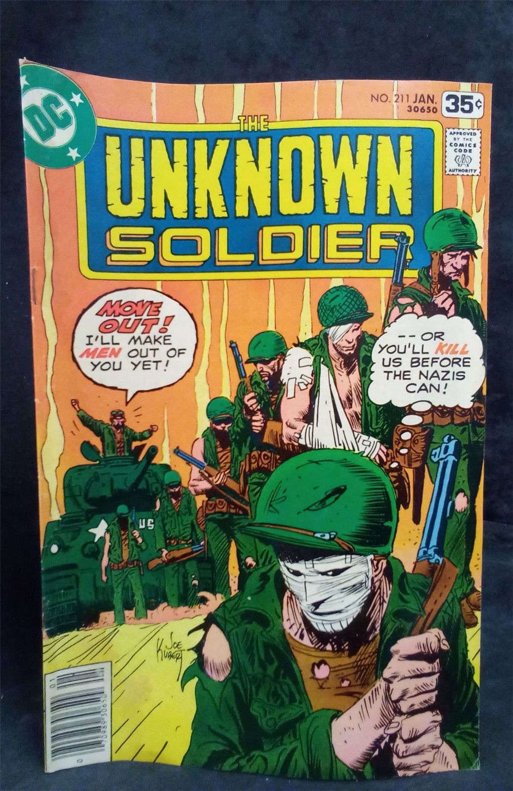 Unknown Soldier #211 1978 DC Comics Comic Book Unknown Soldier #211 1978 DC Comics Comic Book