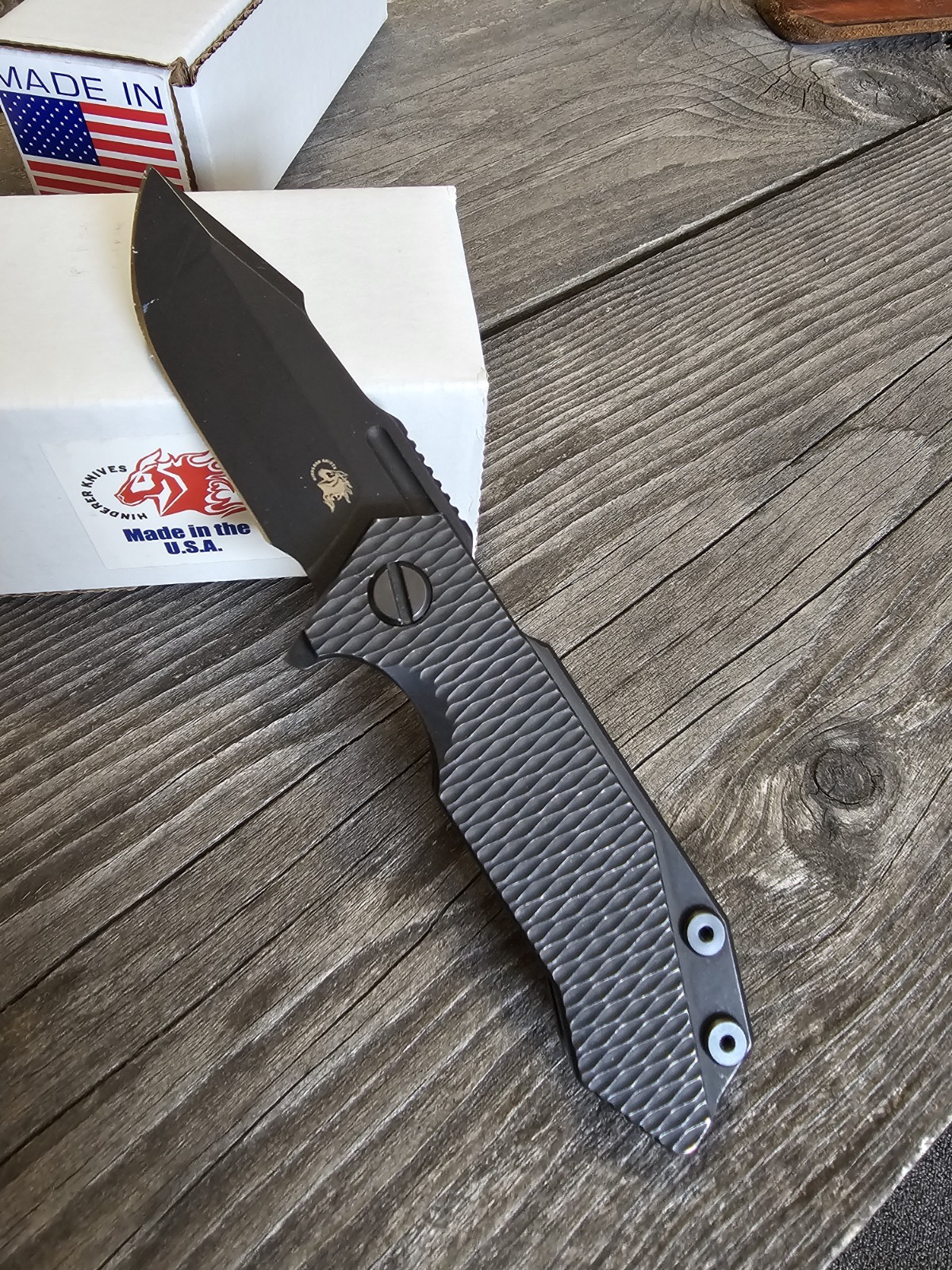 Hinderer Halftrack Harpoon Spanto Full Ti Battle Black w/*Rare* Black Hardware Hinderer Halftrack Harpoon Spanto Full Ti Battle Black w/*Rare* Black Hardware