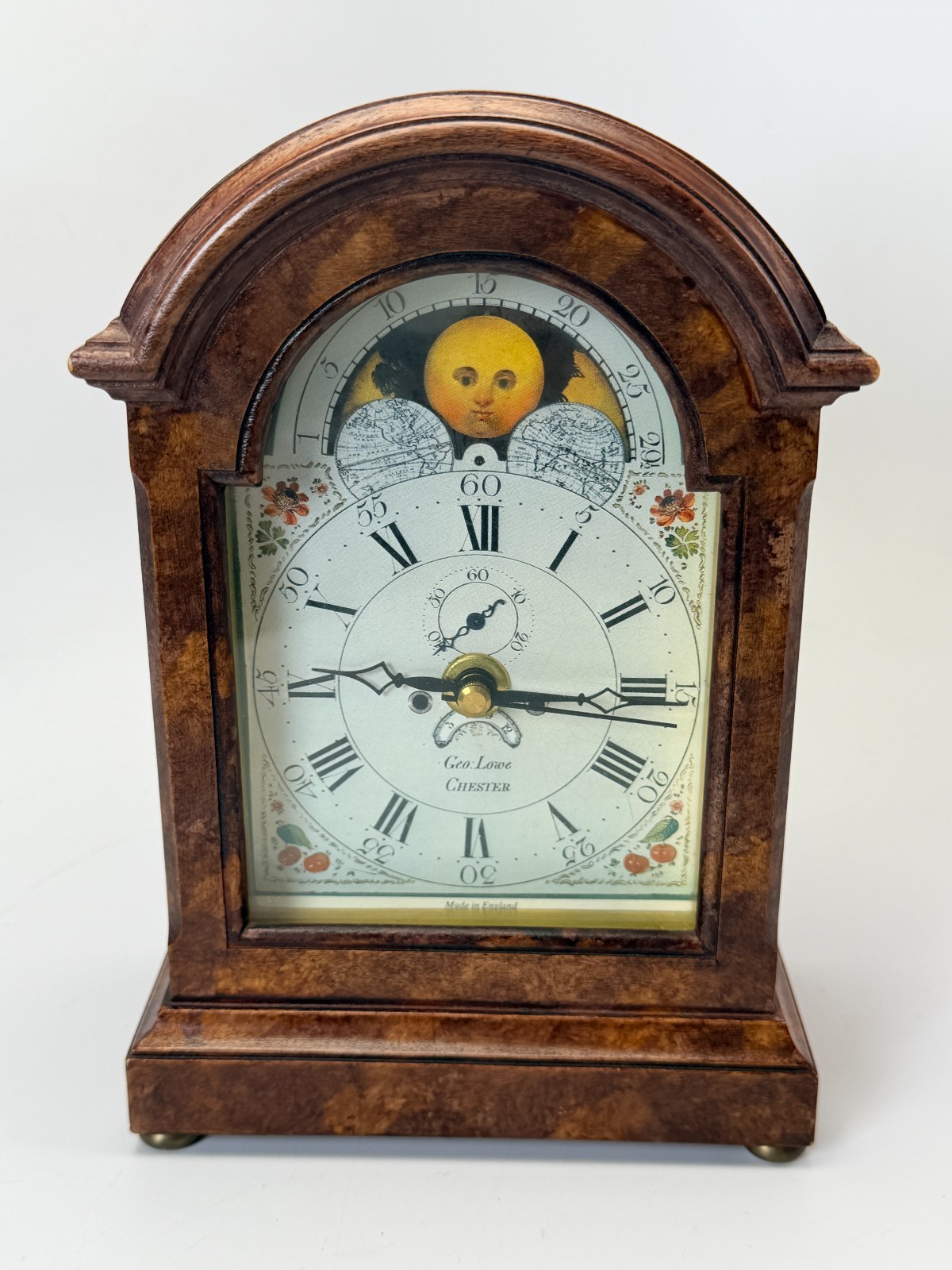FOR REPAIR Vintage Kienzle Geo Lowe Chester Mantle Clock Germany England