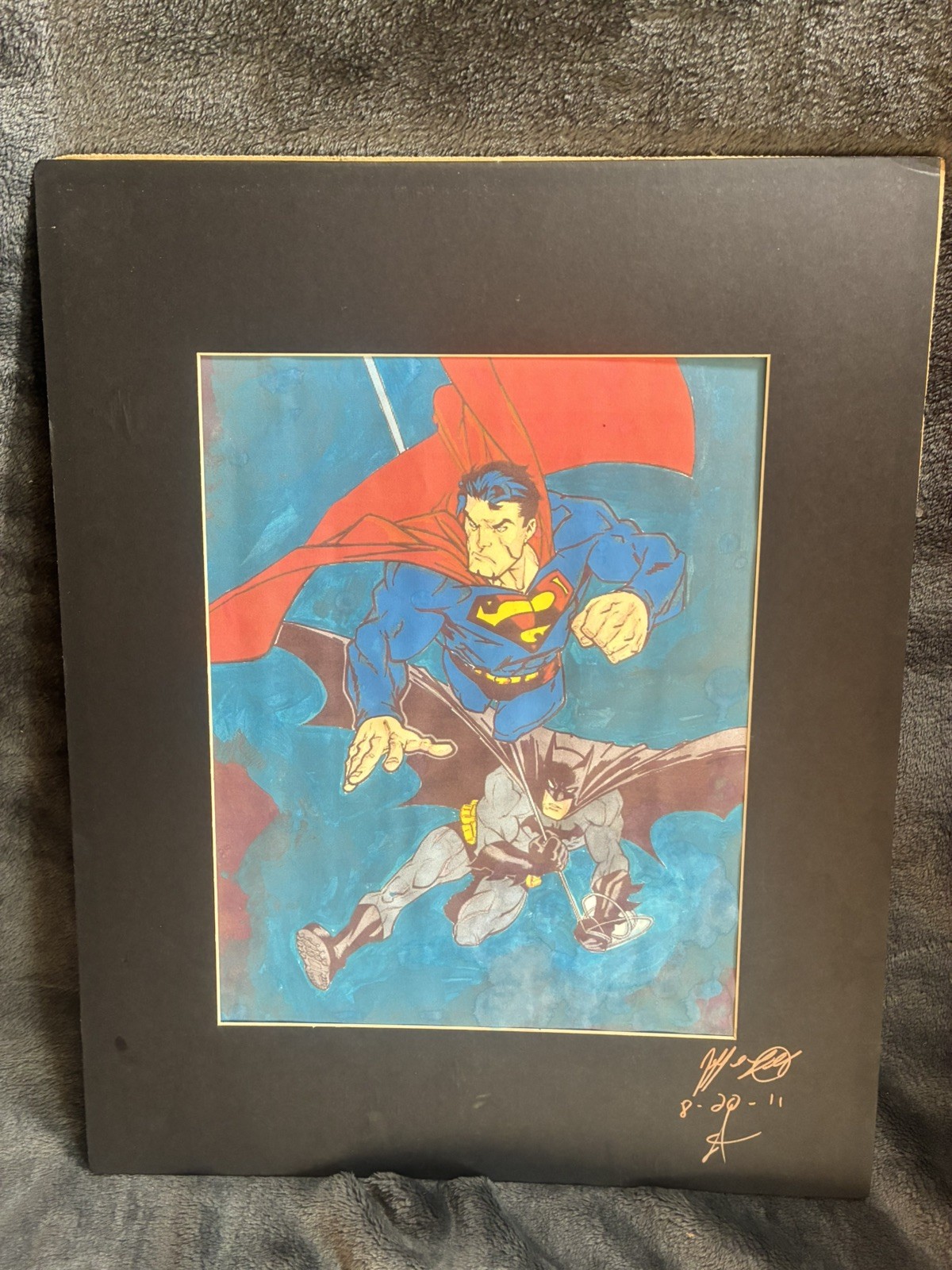 COLOR GUIDE SUPERMAN FOR ALL SEASONS AUTOGRAPHED JEPH LOEB DC