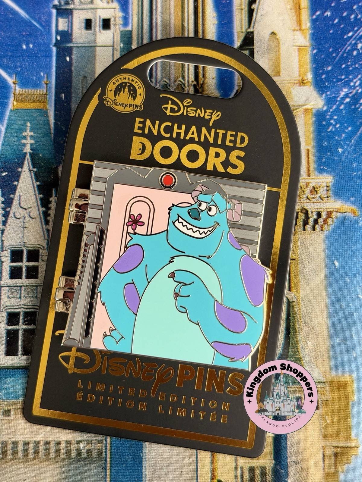 2026 Disney Store Pin Enchanted Doors Monsters, Inc. Sulley & Boo LE 2500