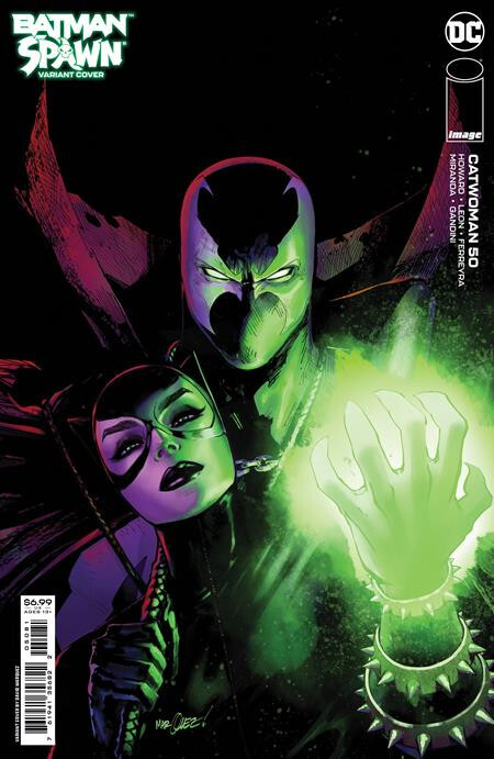 CATWOMAN #50 (DAVID MARQUEZ BATMAN/SPAWN VARIANT)(2022) COMIC ~ DC COMICS