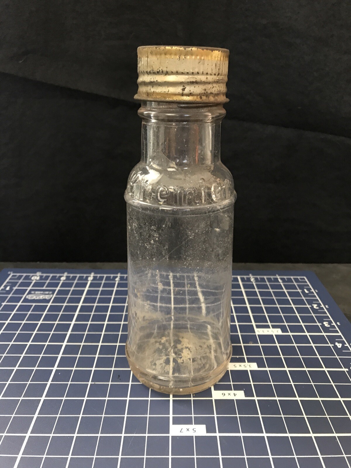 Vintage LEGGETT’S Antique Glass Jar w LEGGETT’S PREMIER PURE FOODS TOP