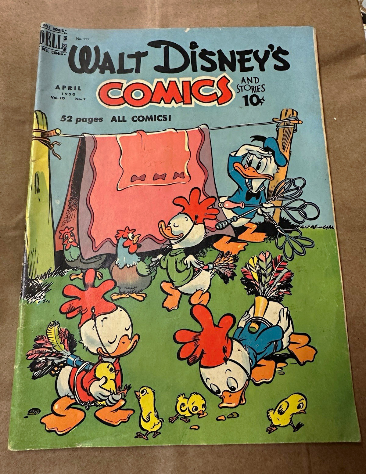 Disney Walt Disney\'s Comics and Stories April 1950 Cinderella