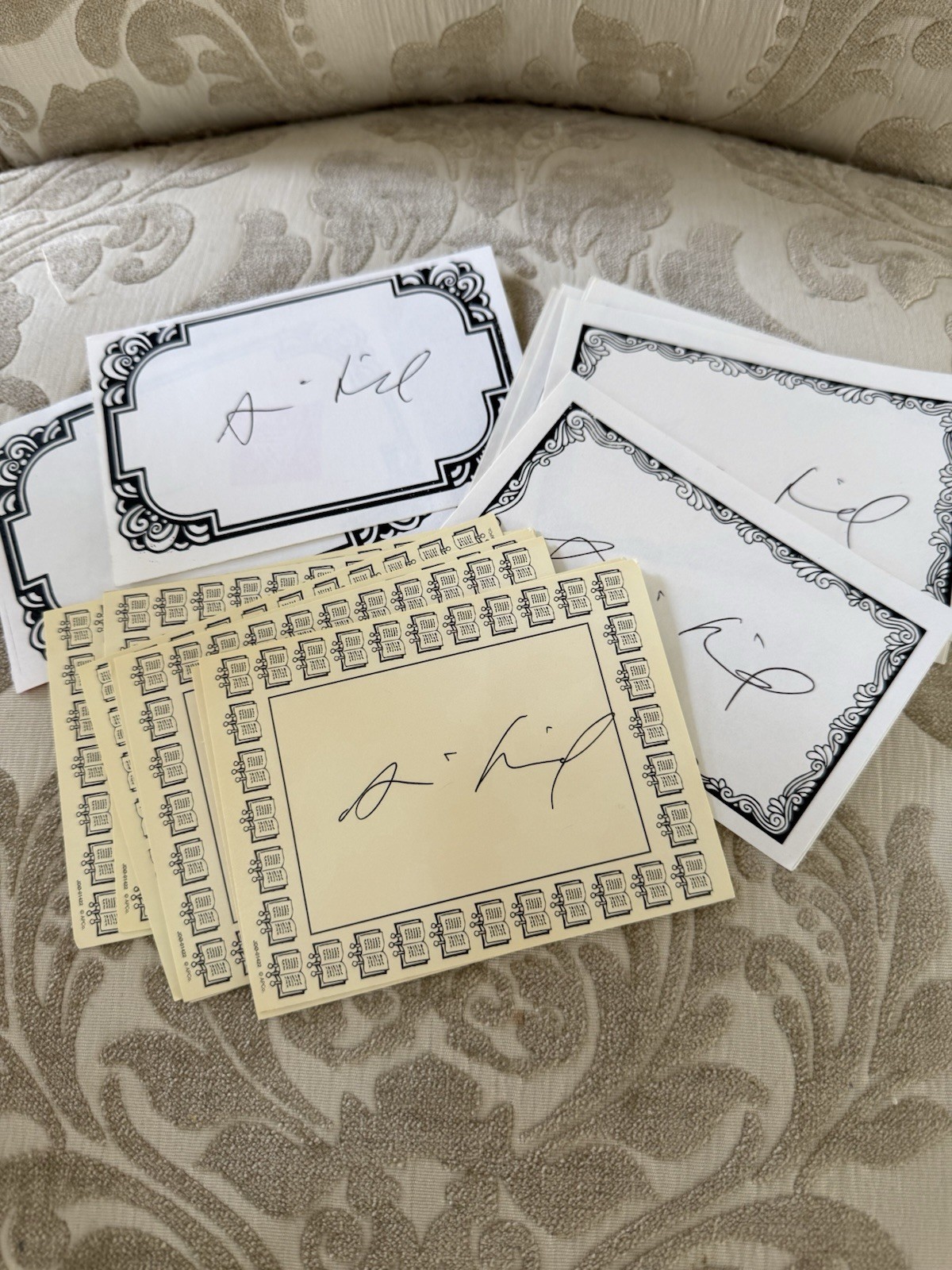 Annie Dillard American Writer Author Signed Bookplates Autographed