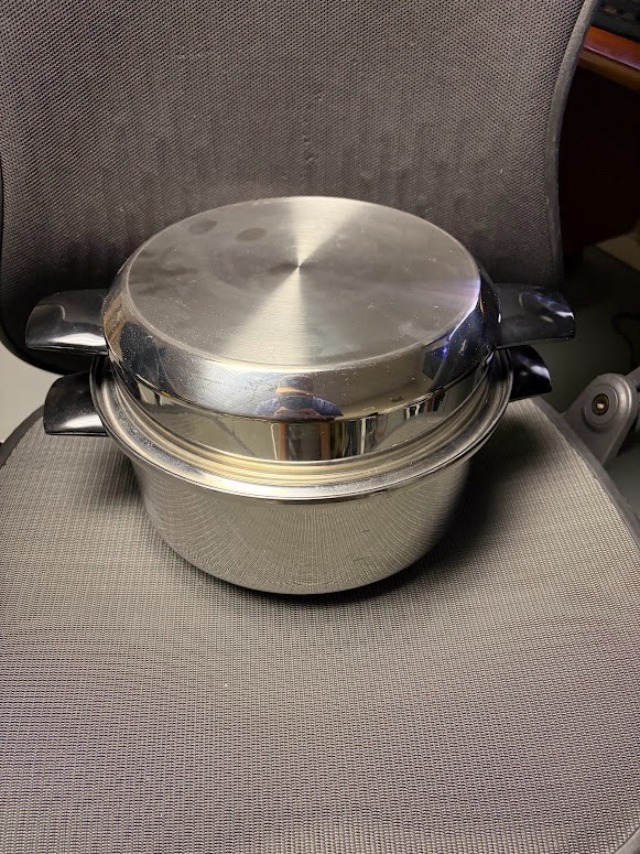 Kitchen Craft 6 Qt Stockpot Dome Lid 5 Ply Multi Core Stainless Vintage USA