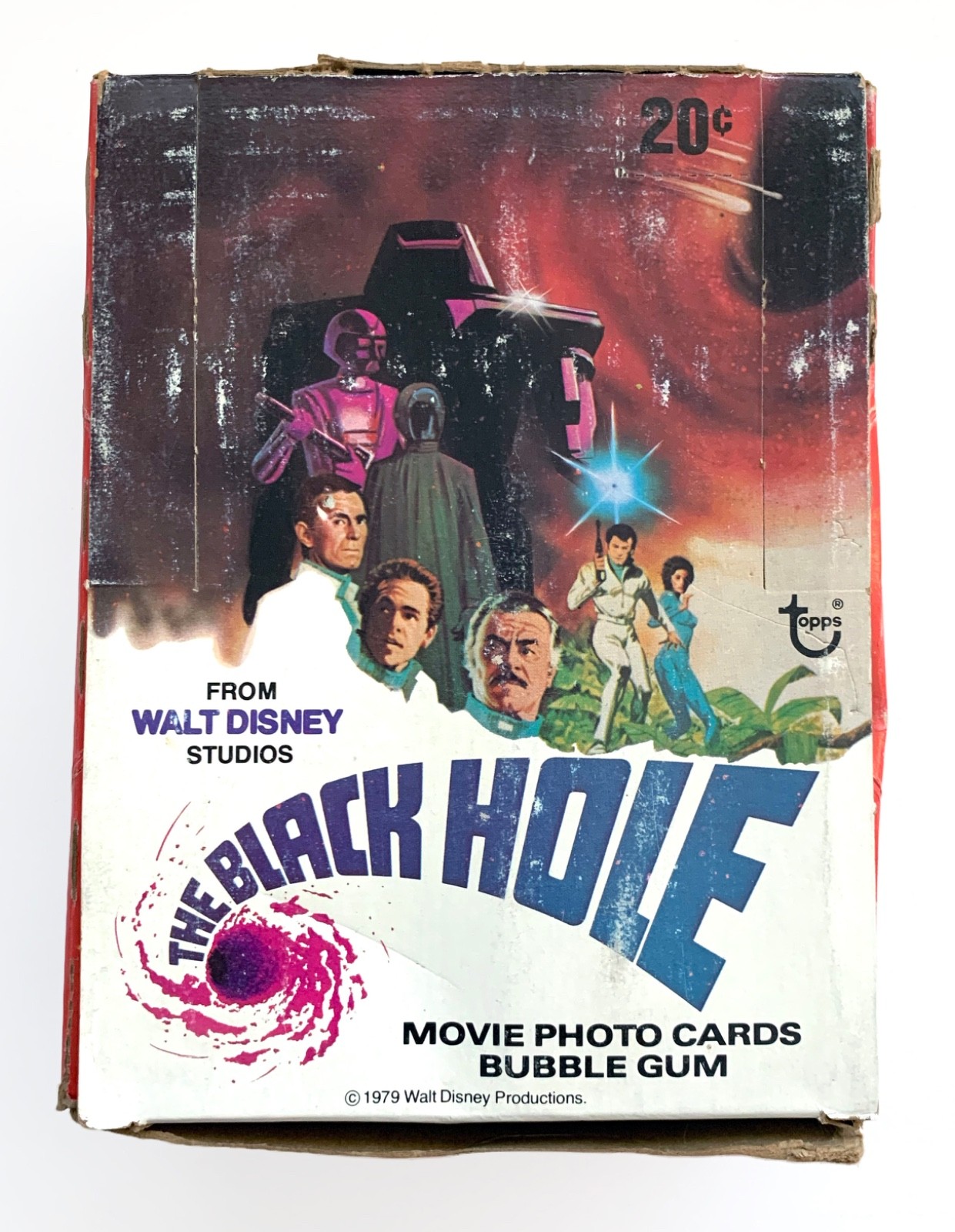 ∞ Vintage Topps THE BLACK HOLE Movie Photo Card Box of 36 Packs Walt Disney 1979