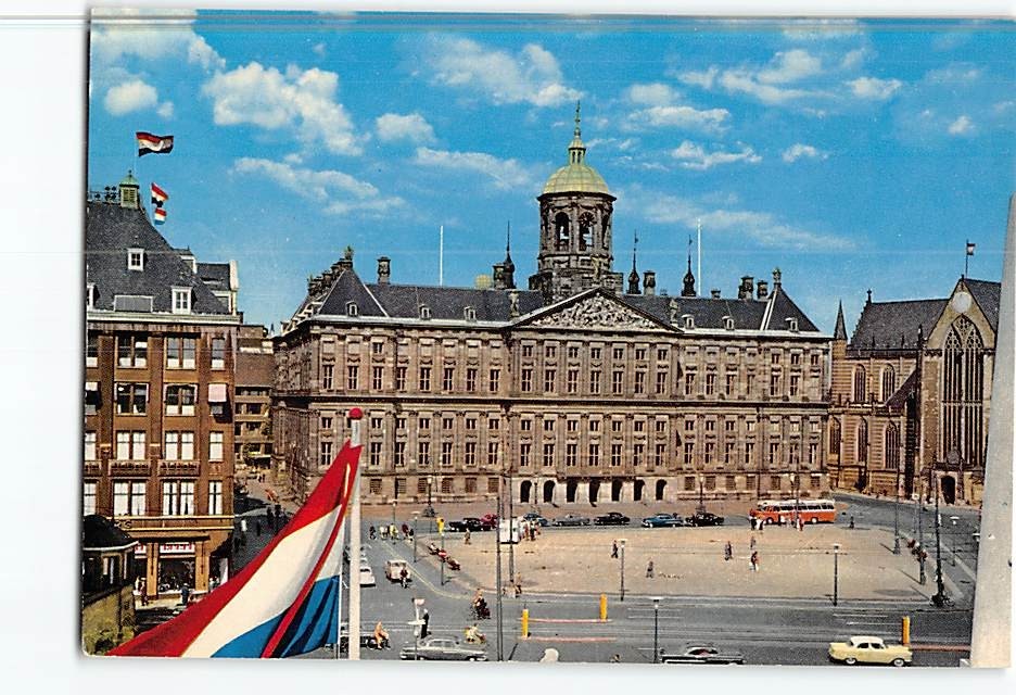 Postcard Royal Palace Amsterdam Netherlands