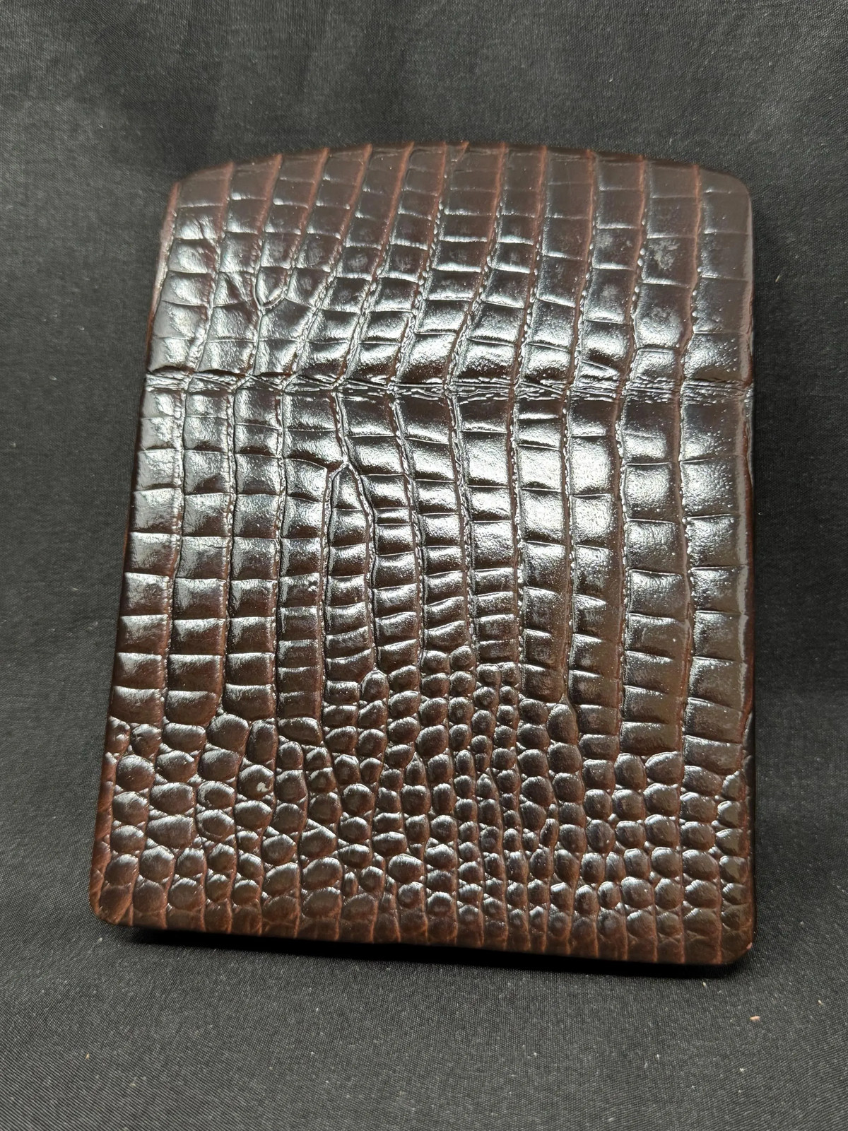 German Embossed Pebble-Grain Leather Cigar Case, Four-Cigar Hard Shell, German Embossed Pebble-Grain Leather Cigar Case, Four-Cigar Hard Shell,