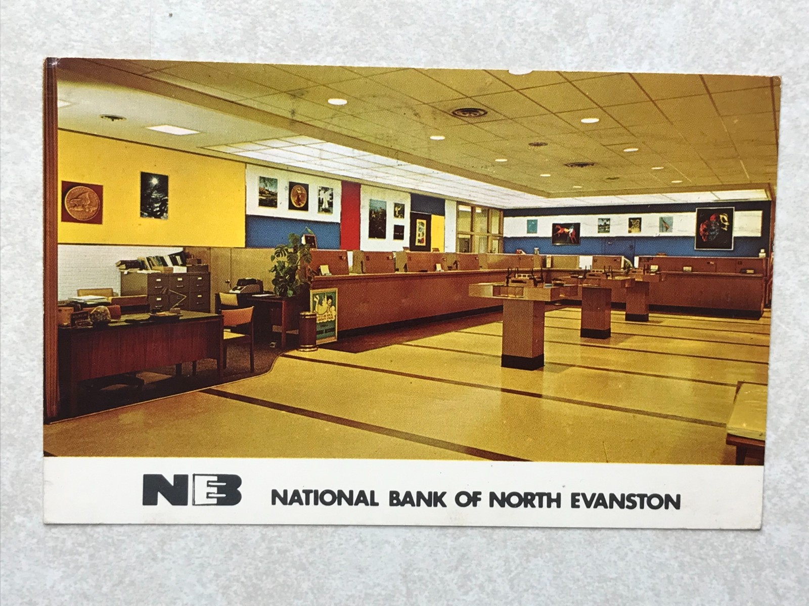 O1037 Vintage Postcard National Bank Of North Evanston Evanston Illinois IL O1037 Vintage Postcard National Bank Of North Evanston Evanston Illinois IL