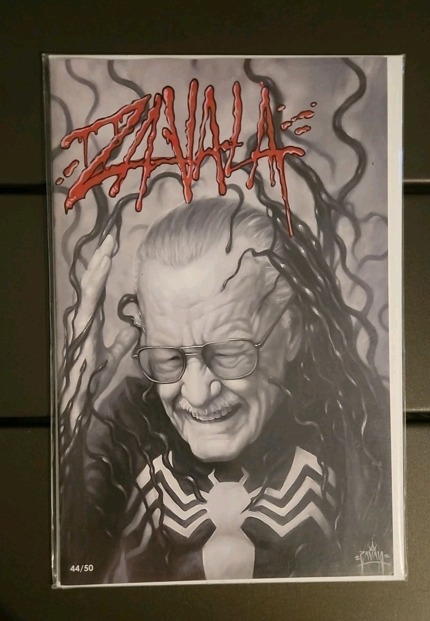 Stan Lee Tribute #1 Venomized NYCC Exclusive Virgin Ltd 50 Signed W/COA Zavala Stan Lee Tribute #1 Venomized NYCC Exclusive Virgin Ltd 50 Signed W/COA Zavala