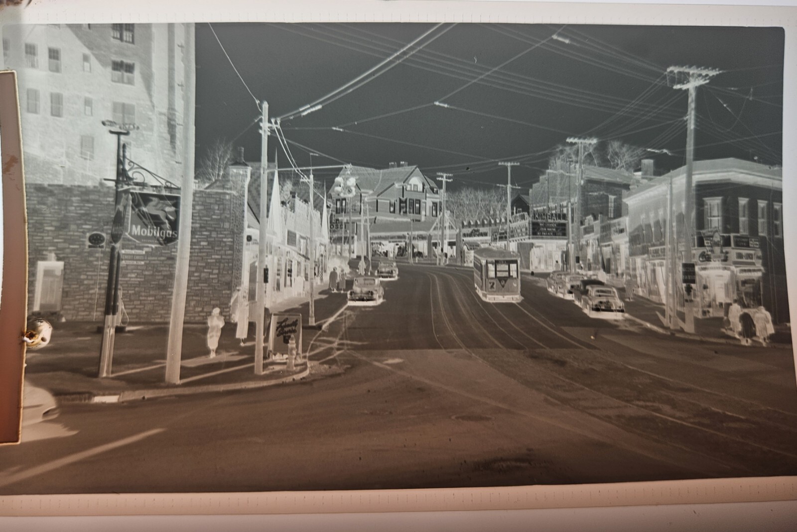 Orig 1951 @ Bronx RIVER YONKERS TARS WESTCHESTER Trolley Photo Negative New York Orig 1951 @ Bronx RIVER YONKERS TARS WESTCHESTER Trolley Photo Negative New York