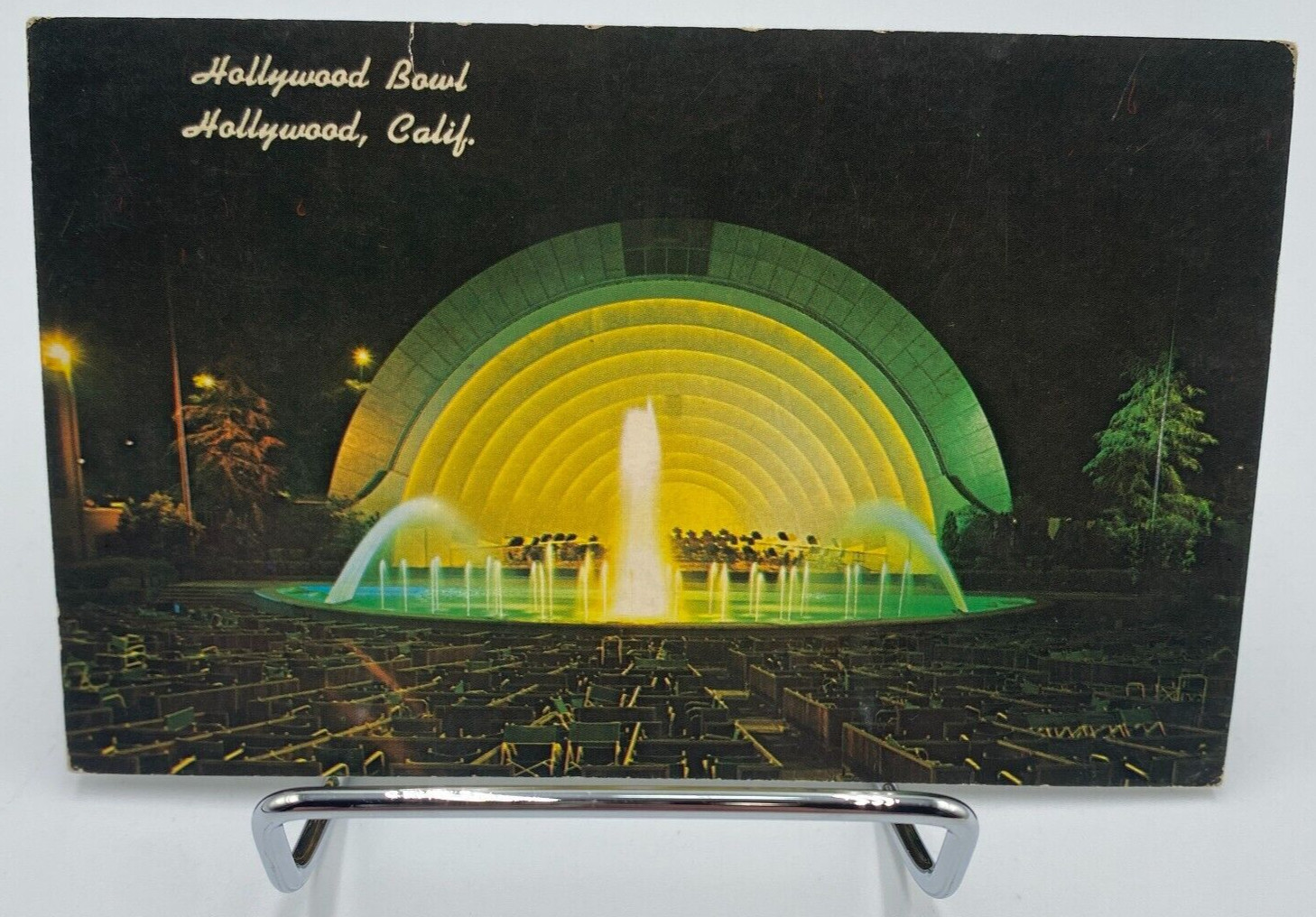 Vtg RPPC The Orchestra Shell Hollywood Bowl California Postcard Vtg RPPC The Orchestra Shell Hollywood Bowl California Postcard