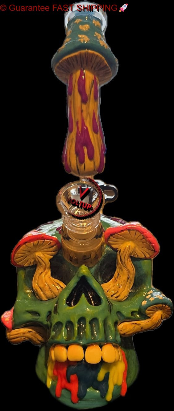 Phoenix Star 3D Bong Mushroom Skull Bong Water Pipe 11\
