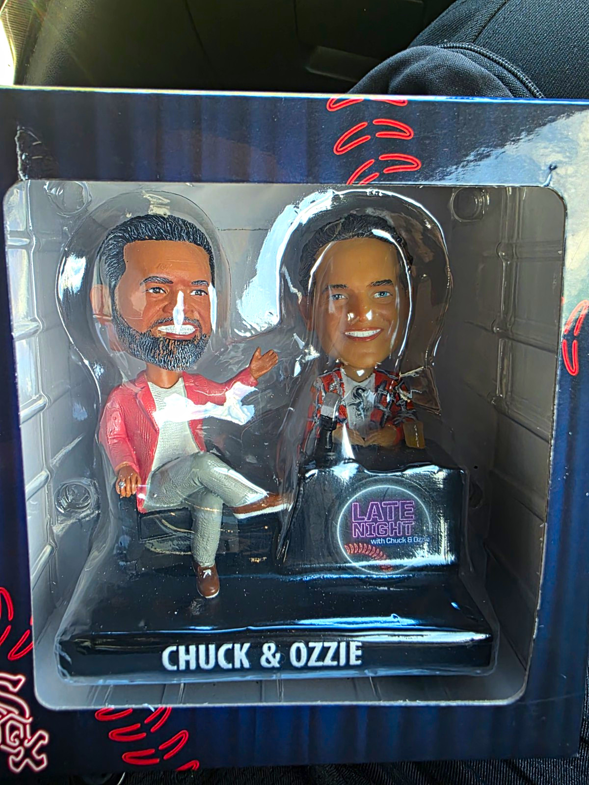 CHSN Chuck & Ozzie Late Night Chicago White Sox Bobblehead Exclusive