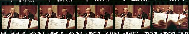 Washington DC Jesse Helms Joe Biden Foreign Relations Meeting 1997 Senators