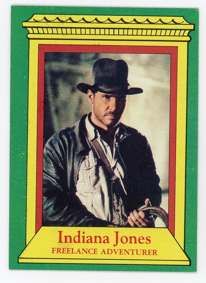 1981 Topps Raiders of the Lost Ark #2 Freelance Adventurer Harrison Ford