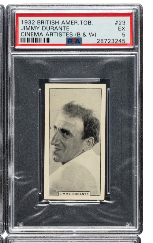 1932 British American Tobacco Cinema Artistes #23 Jimmy Durante PSA 5 EX