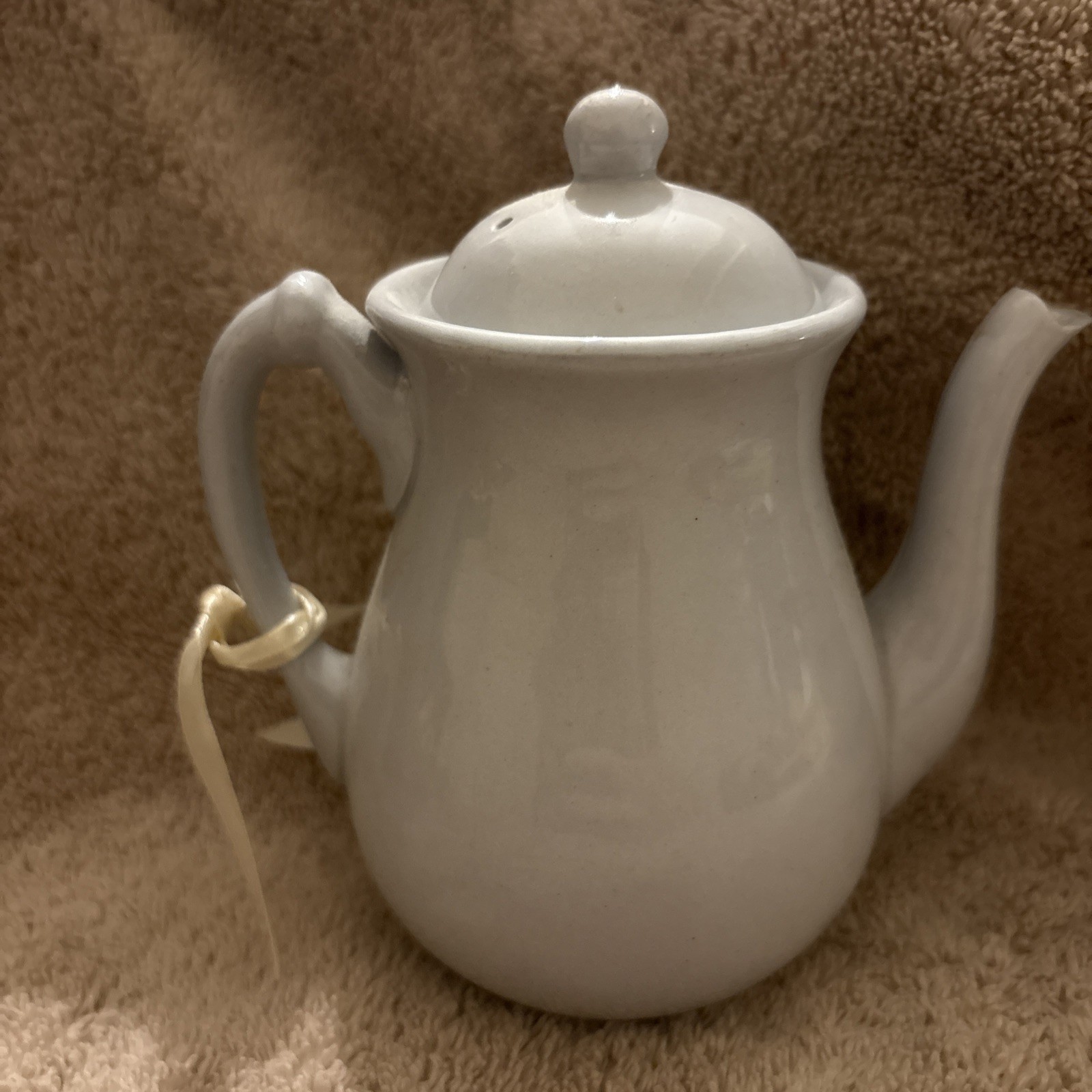Mellor Taylor & Co Warranted Stone China Tea Coffee Pitcher White Mellor Taylor & Co Warranted Stone China Tea Coffee Pitcher White