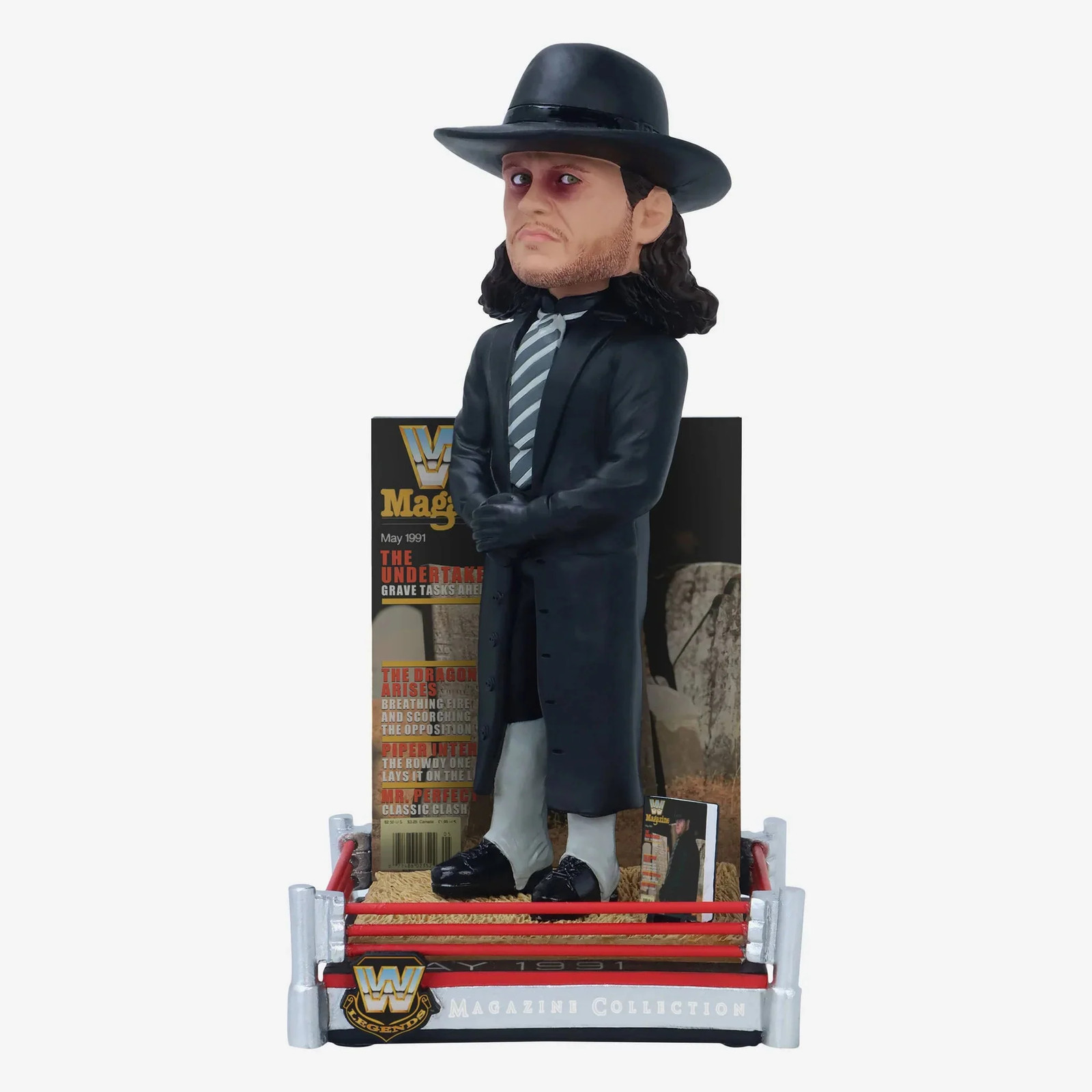 The Undertaker WWE Magazine Cover Bobblehead WWE Wrestling The Undertaker WWE Magazine Cover Bobblehead WWE Wrestling