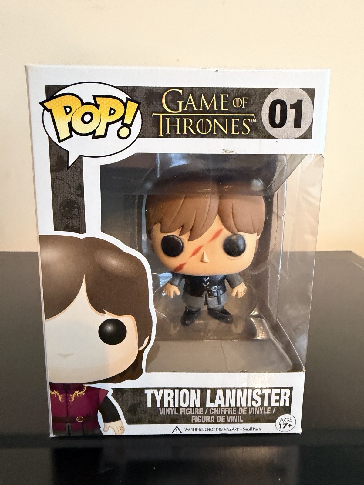 Funko Pop Game of Thrones Tyrion Lannister Scar 01 Vaulted With Protector