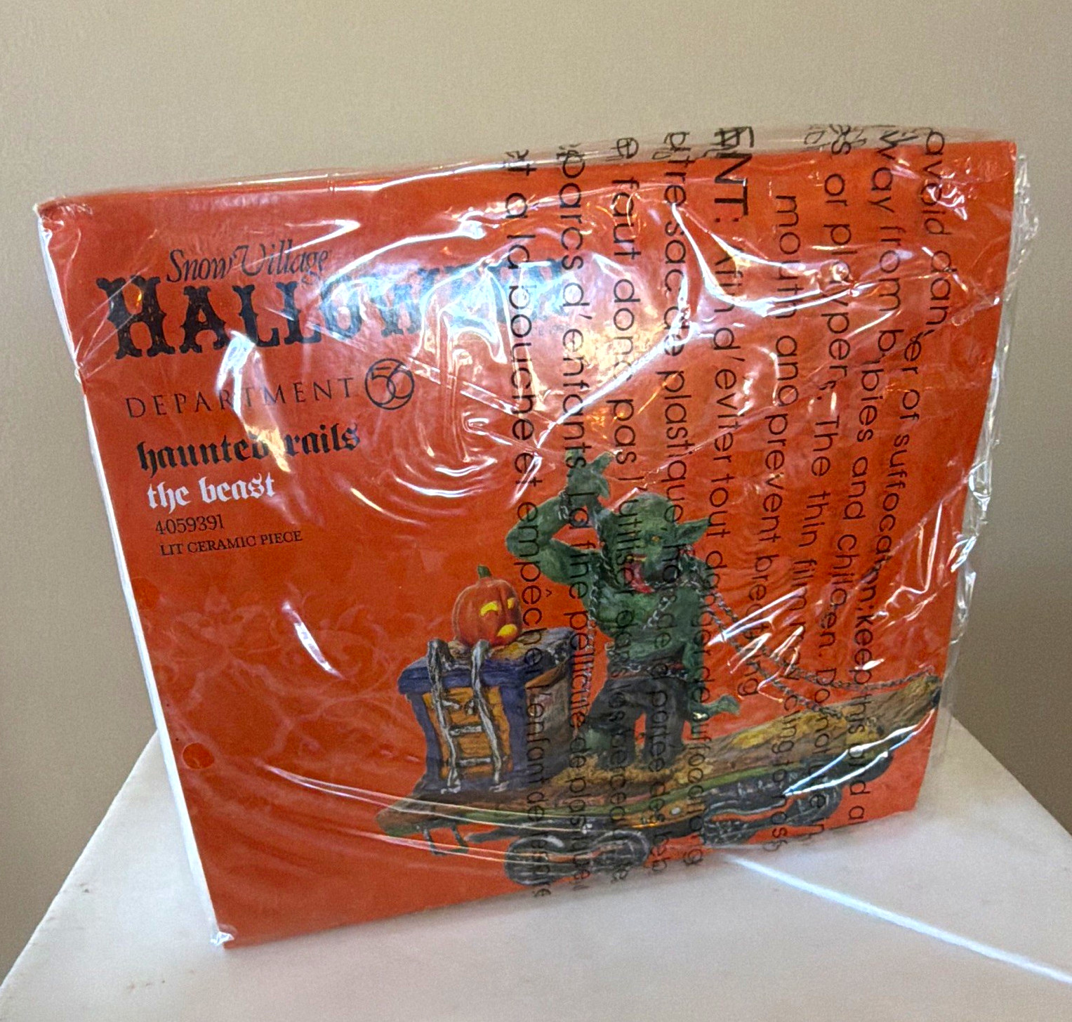 department 56 Snow Village Halloween Haunted Trails The Beast ceramic boxed department 56 Snow Village Halloween Haunted Trails The Beast ceramic boxed