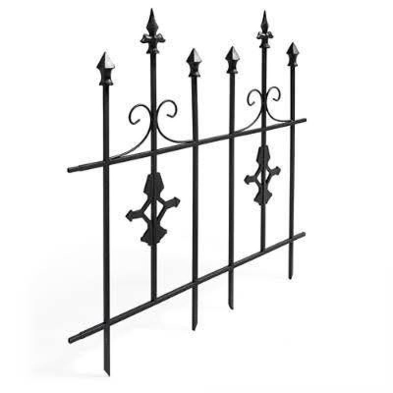 Grandin Road Gothic Metal Fence Panel 36x36 151928 NOS