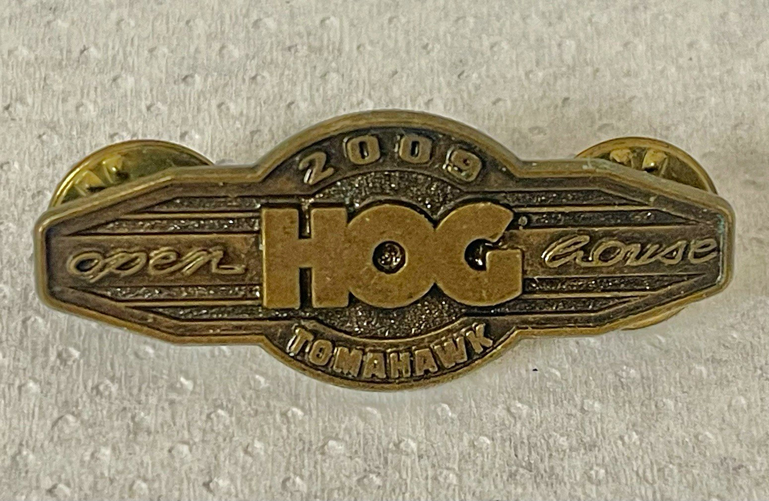 2009 Harley-Davidson HOG Open House Tomahawk Pin Collectible