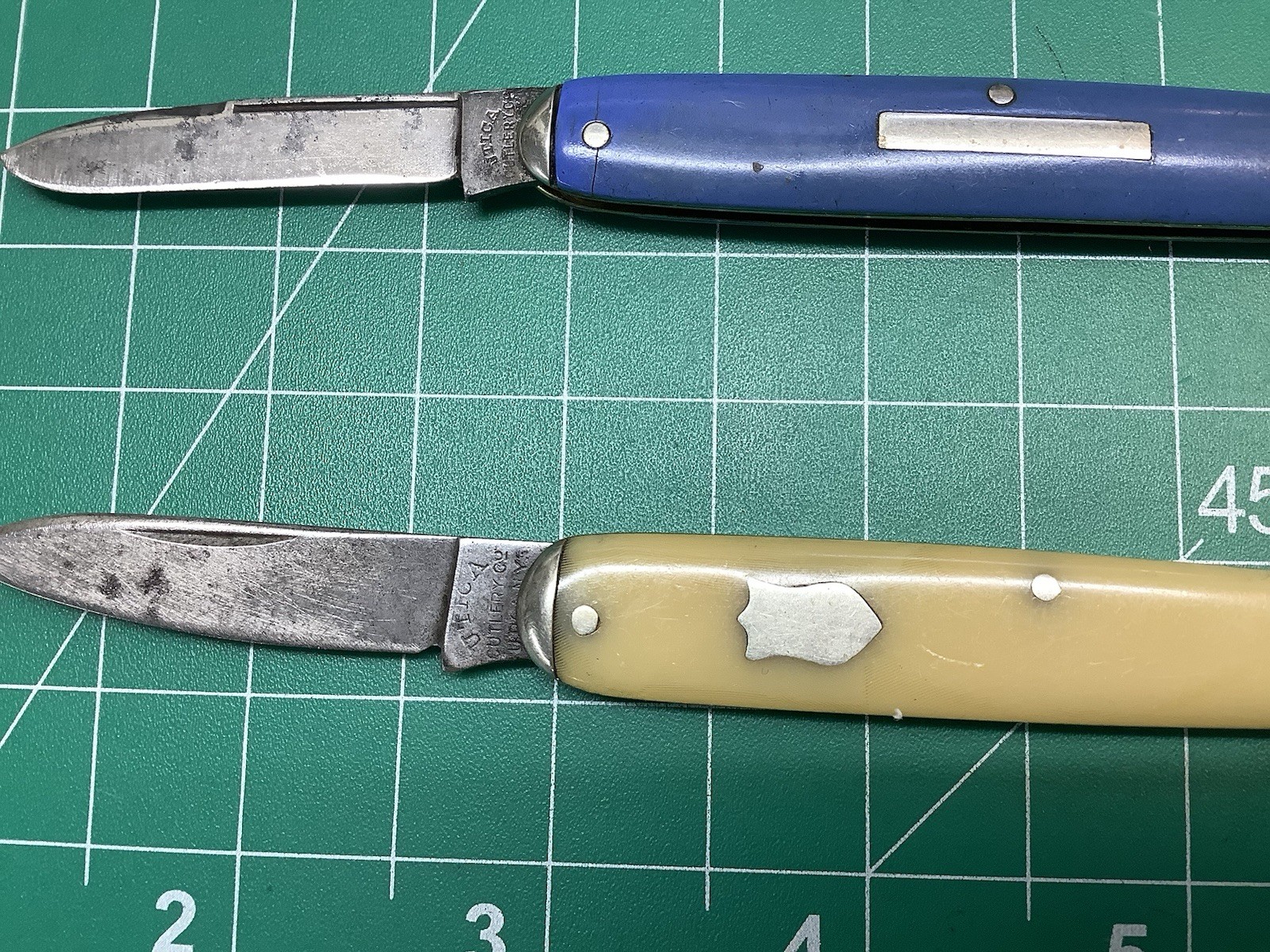 Lot Of Two Vintage Utica Penknives Lot Of Two Vintage Utica Penknives