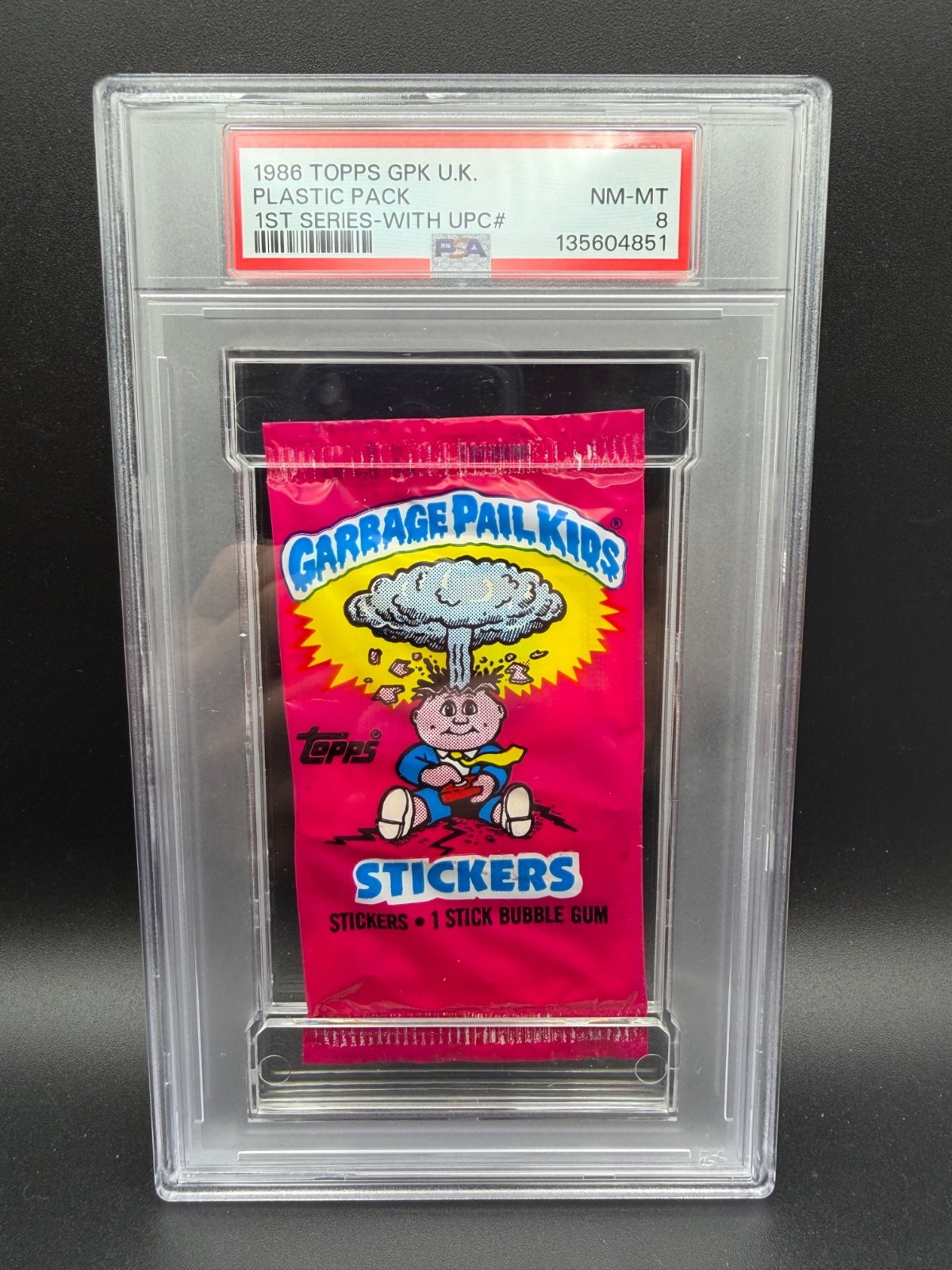 1985/1986 Topps Garbage Pail Kids/GPK 1st Series UK Mini Pack - Fast 