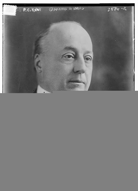 Photo:Philander Chase Knox Portrait Senator Secretary of State