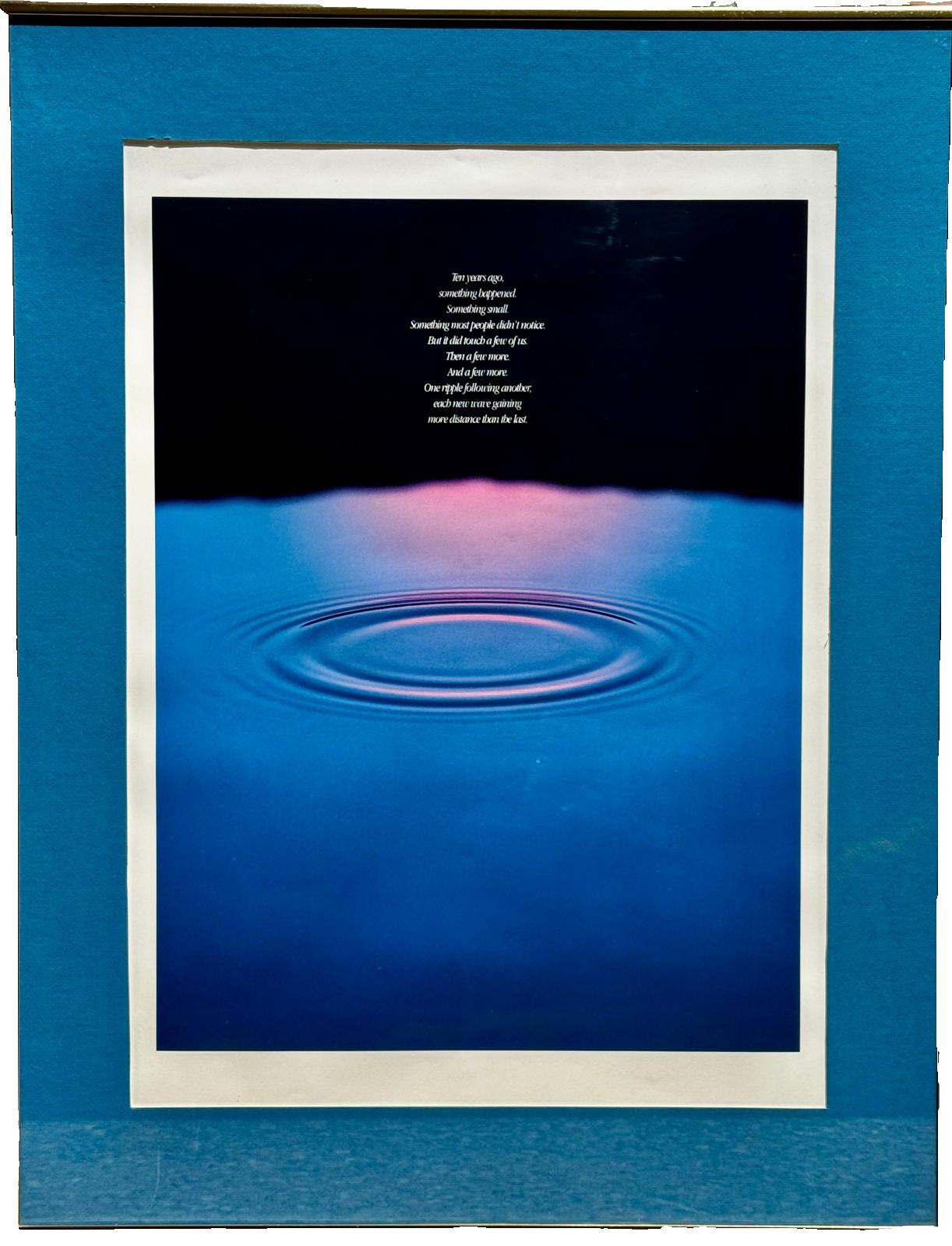 Apple Computer 10 Years Ago Poster & First Ten Years of a Vision Book - 1987 Apple Computer 10 Years Ago Poster & First Ten Years of a Vision Book - 1987